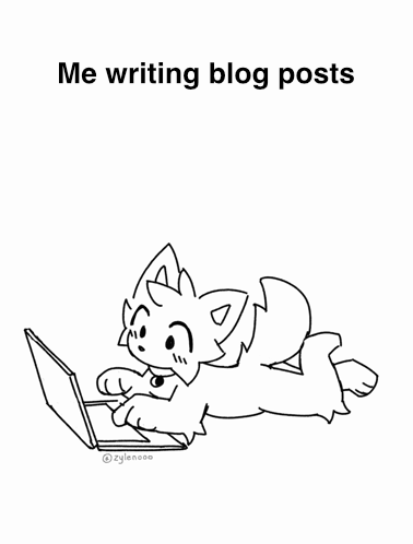 Me Writing Posts